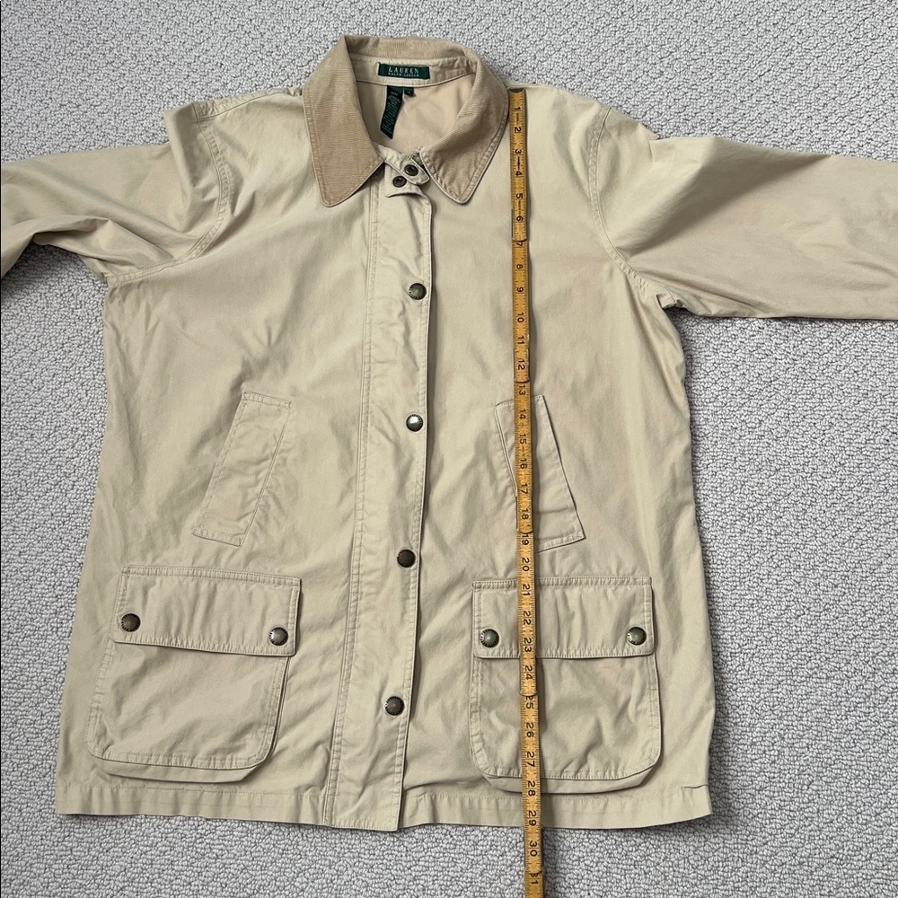 Ralph Lauren Cream Button-Up Jacket - Picture 6 of 6
